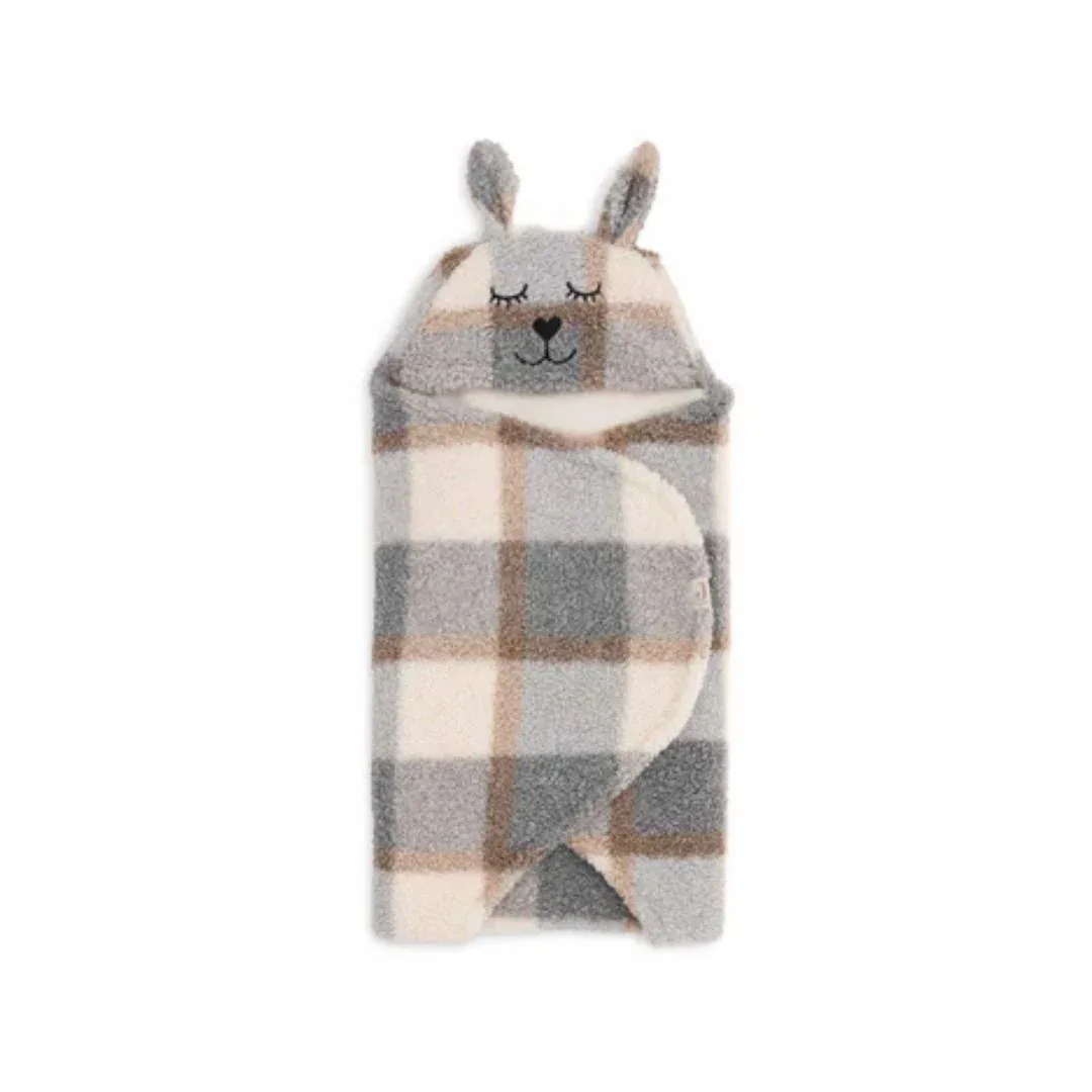 Jollein® Wrap blanket Bunny Check Boucle 105x100 - Image 4