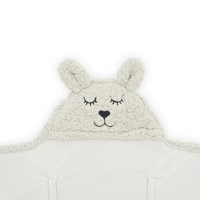 Jollein® Wrap blanket Bunny Nougat 105x100 - Image 3