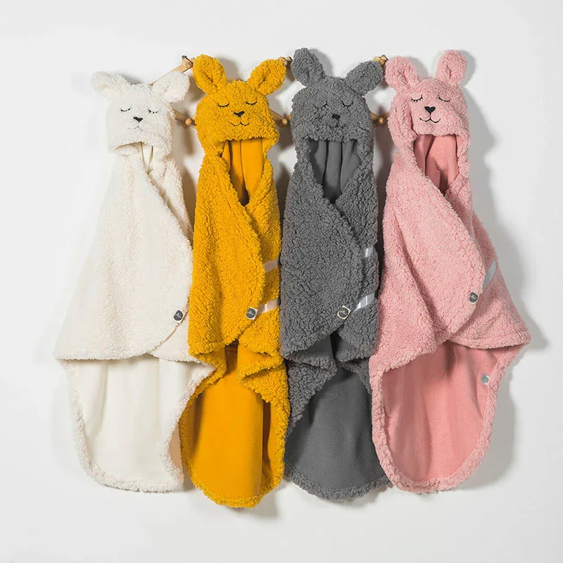 Jollein® Wrap blanket Bunny Nougat 105x100 - Image 7