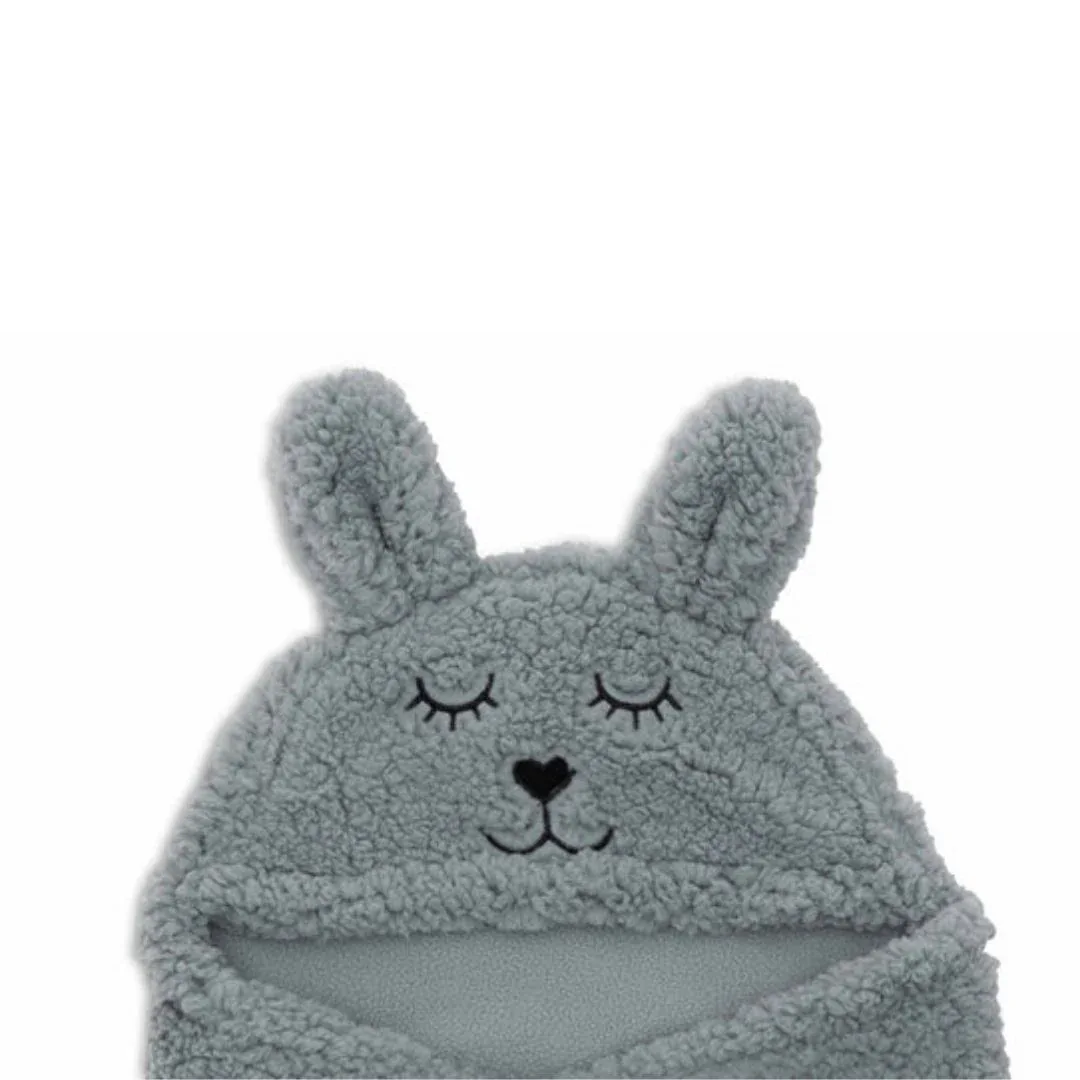 Jollein® Wrap blanket Bunny Sea Green 105x100 - Image 5