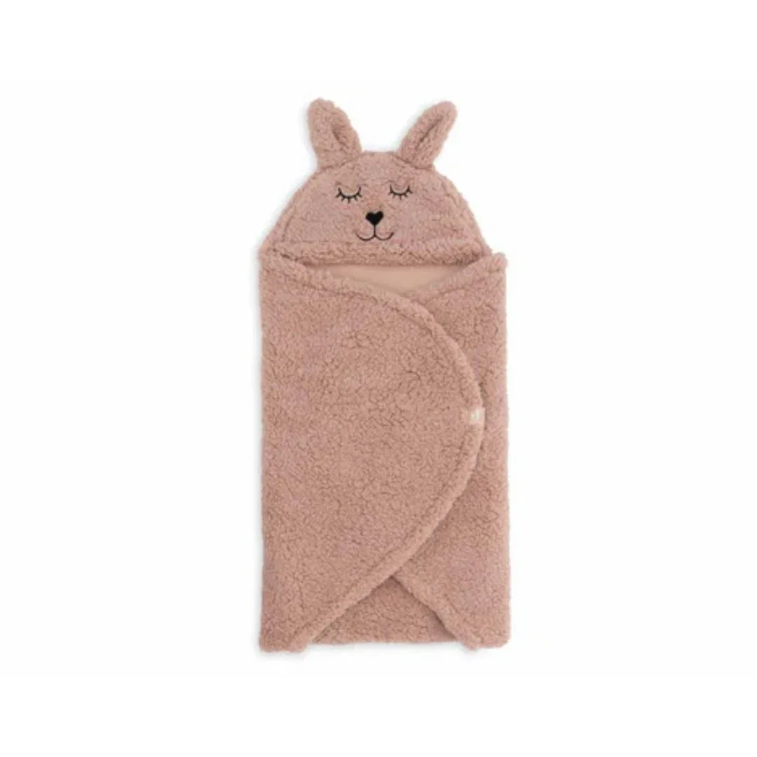 Jollein® Wrap blanket Bunny Wild Rose 105x100 - Image 4