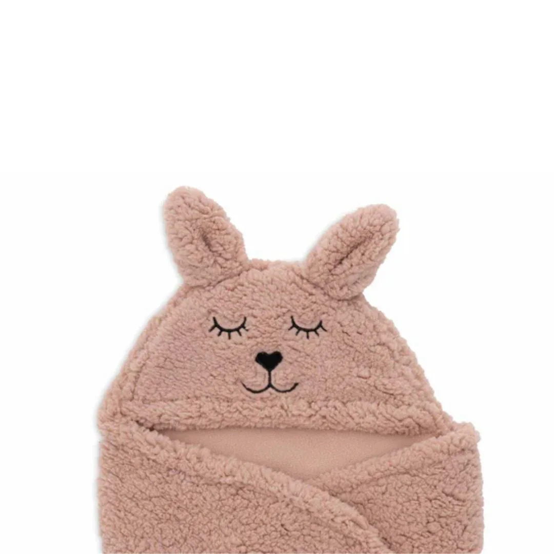 Jollein® Wrap blanket Bunny Wild Rose 105x100 - Image 5