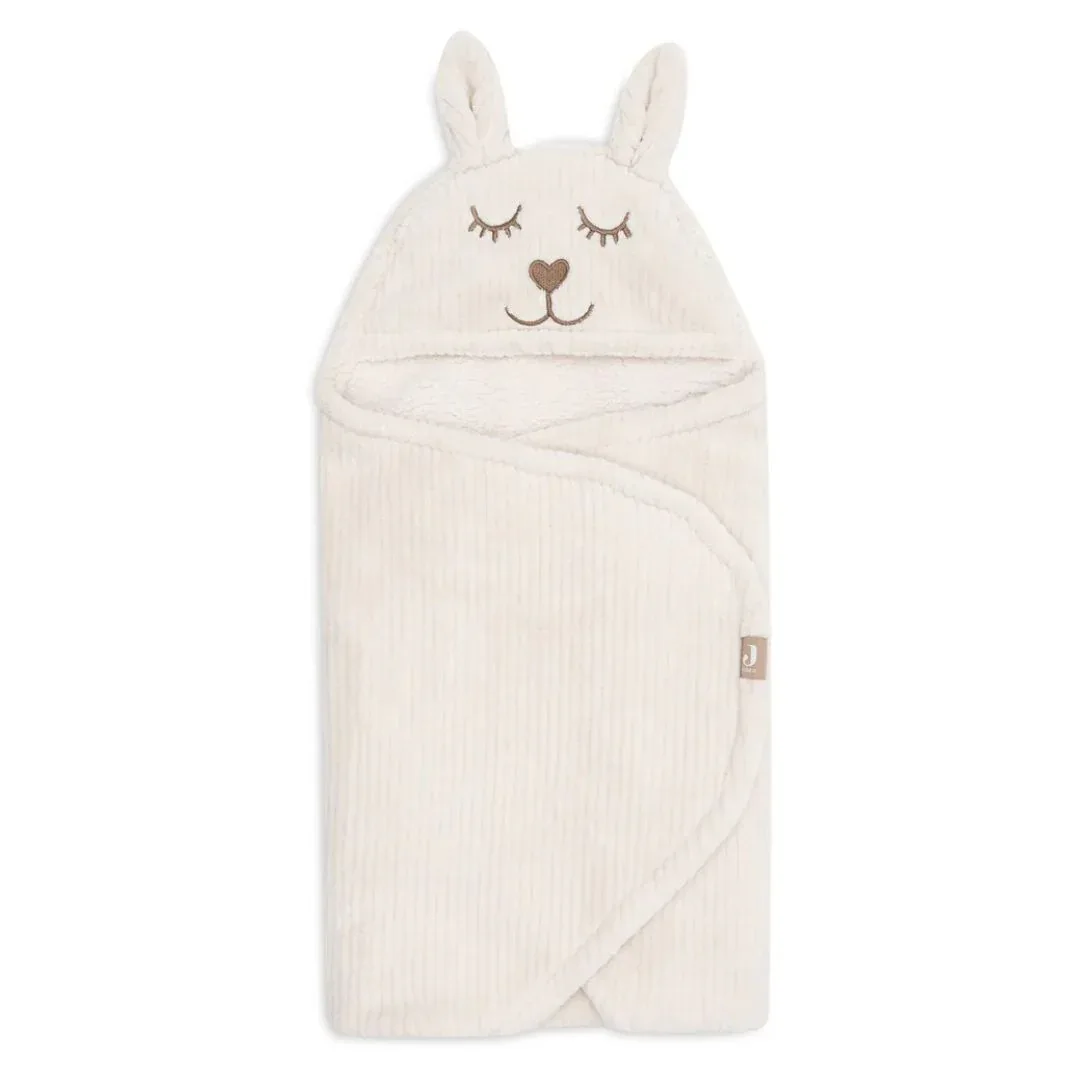 Jollein® Wrap blanket Cloudy Rib Oatmeal 105x100 - Image 2