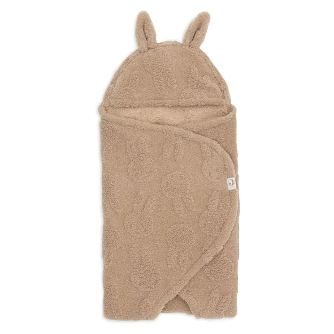 Jollein® Wrap blanket Miffy Jacquard Teddy Biscuit 105x100 - Image 2