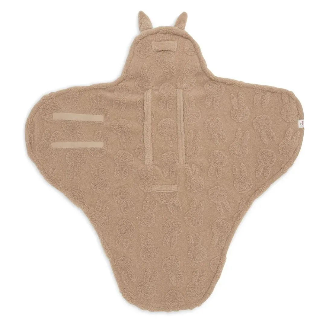 Jollein® Wrap blanket Miffy Jacquard Teddy Biscuit 105x100 - Image 4