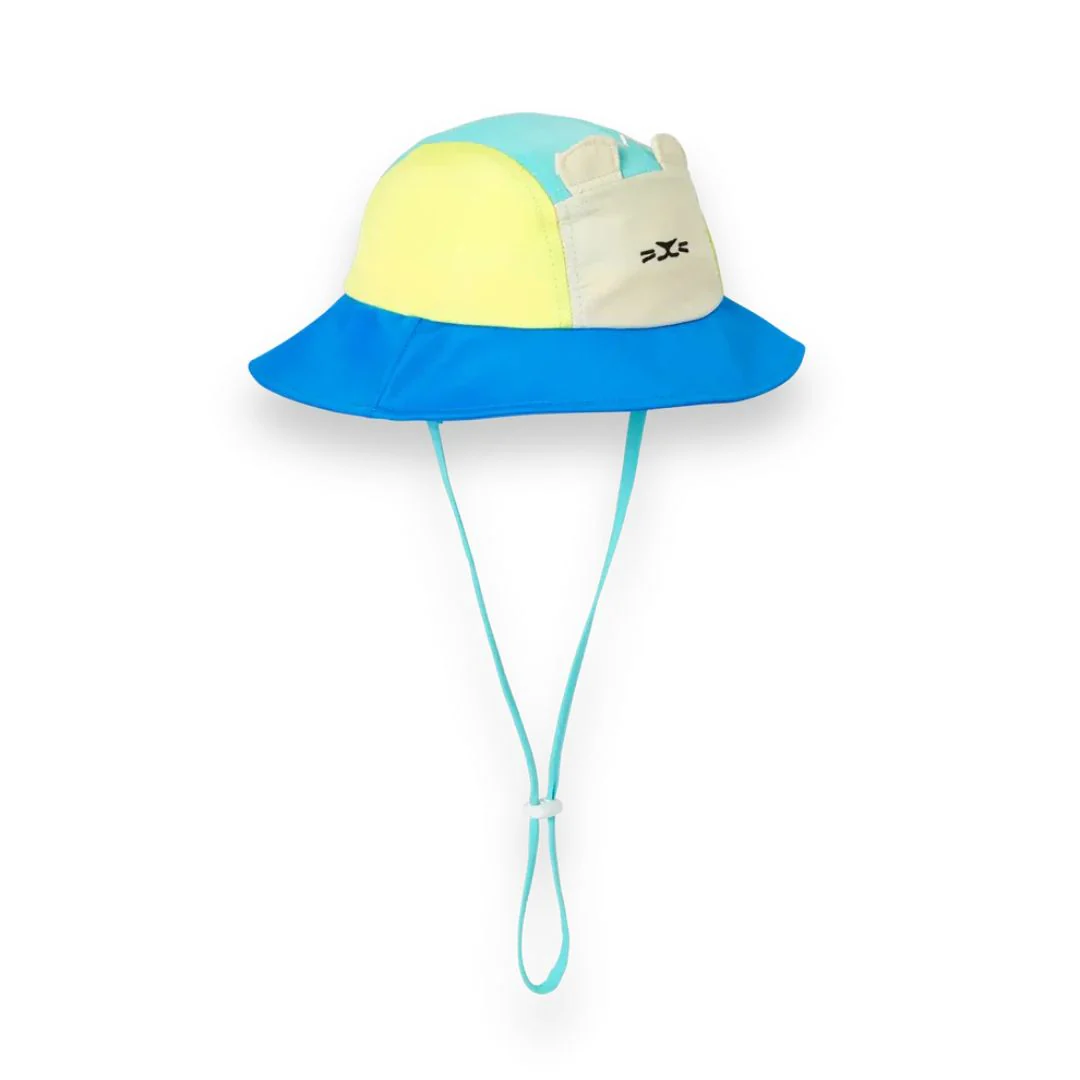 KiETLA® Klobuček Camper Hat Lion Vert Yellow Blue - Image 2