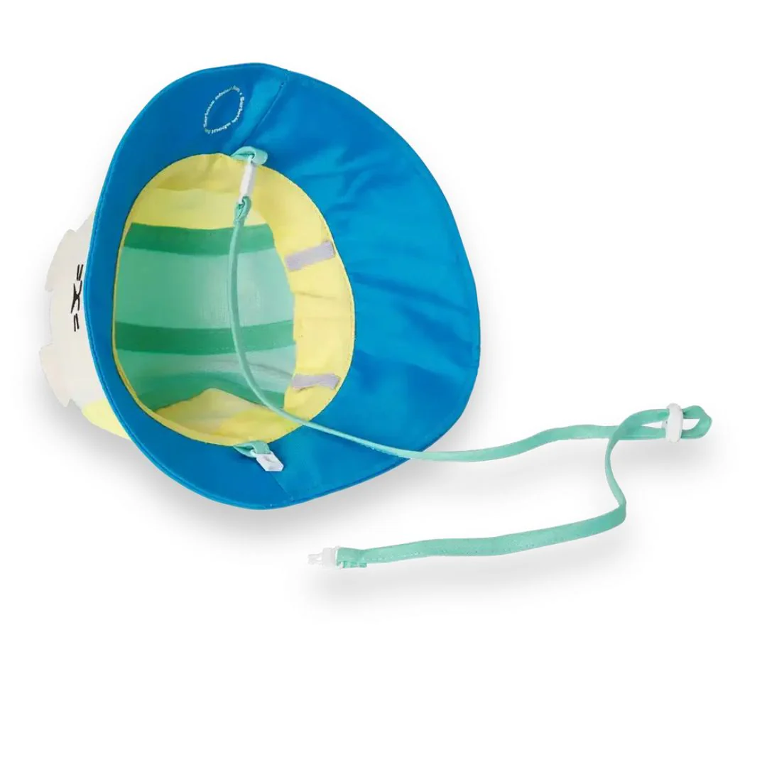 KiETLA® Klobuček Camper Hat Lion Vert Yellow Blue - Image 5