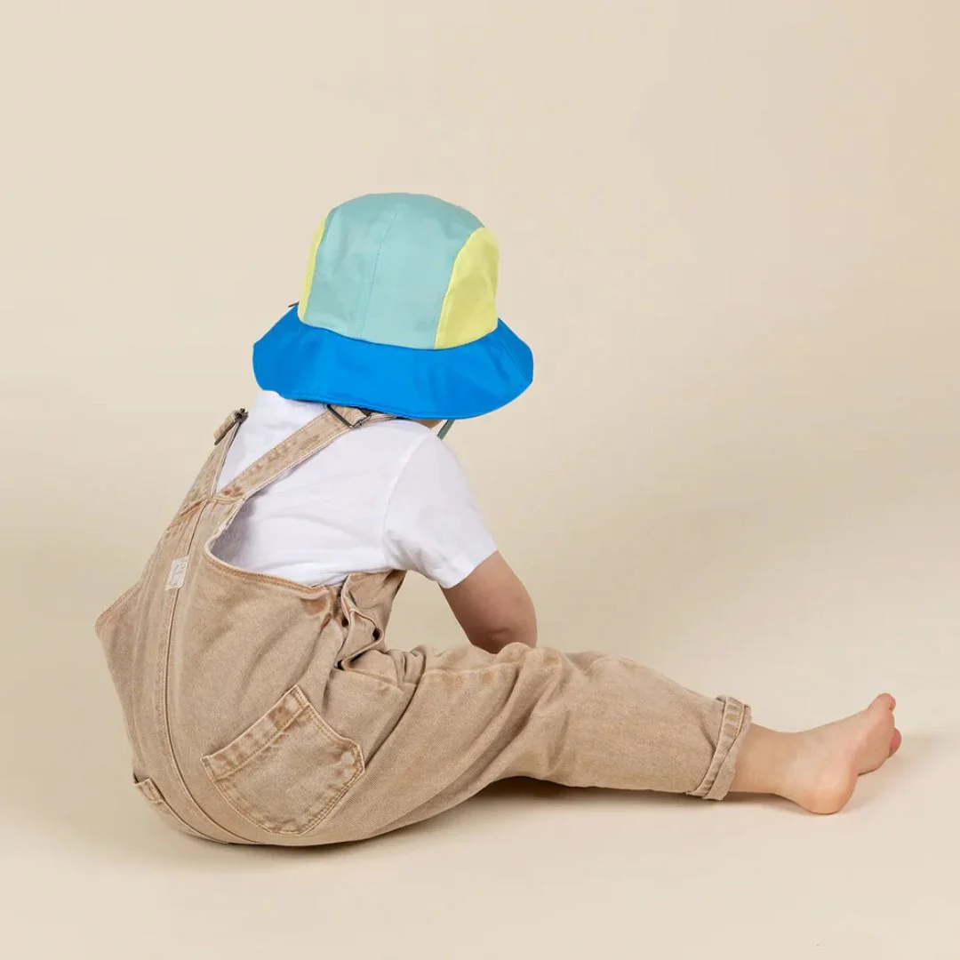 KiETLA® Klobuček Camper Hat Lion Vert Yellow Blue - Image 6