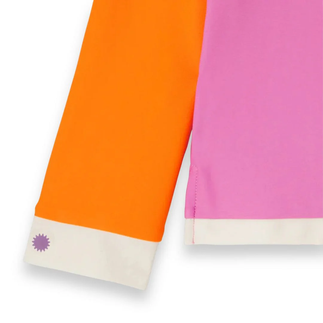KiETLA® Otroška kopalna majica z dolgimi rokavi Pink/Red - Image 4