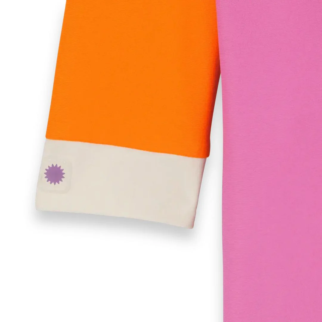KiETLA® Otroške daljše enodelne kopalke Pink/Red - Image 4