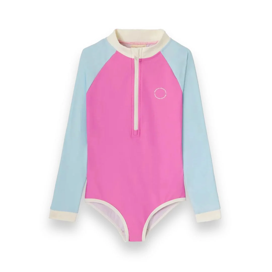 KiETLA® Otroške enodelne kopalke Pink/Blue