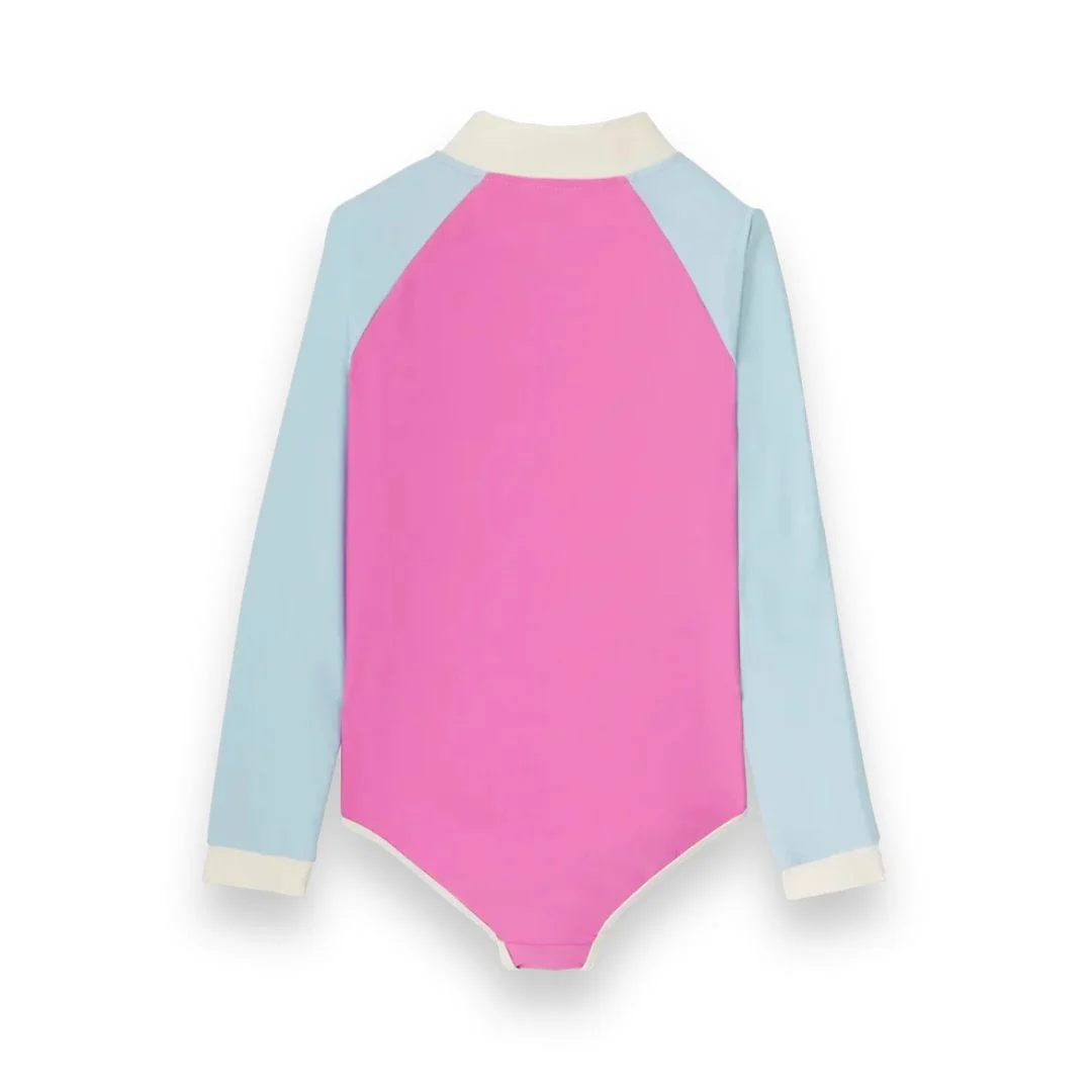 KiETLA® Otroške enodelne kopalke Pink/Blue - Image 2