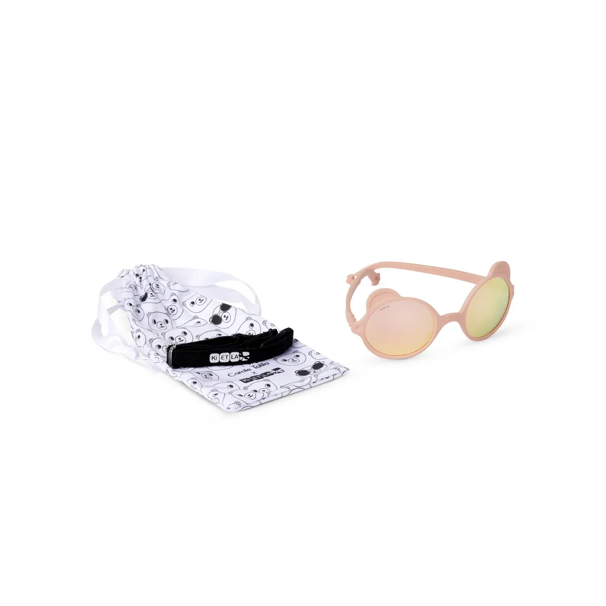 KiETLA® Sunglasses OURSON Peach Pink - Image 4