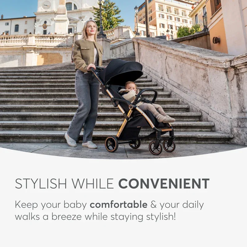 KikkaBoo® Autofolding pushchair Eden Grey - Image 10