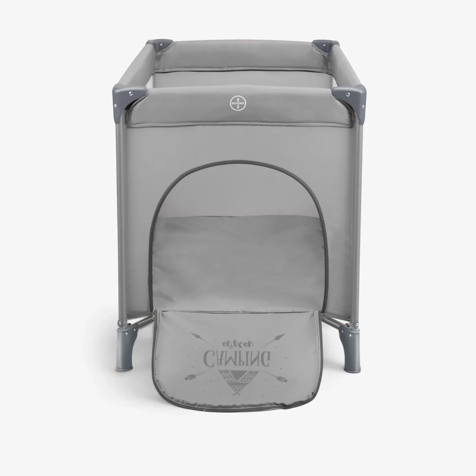 KikkaBoo® Baby cot 1 level 125x65 So Gifted Grey - Image 4