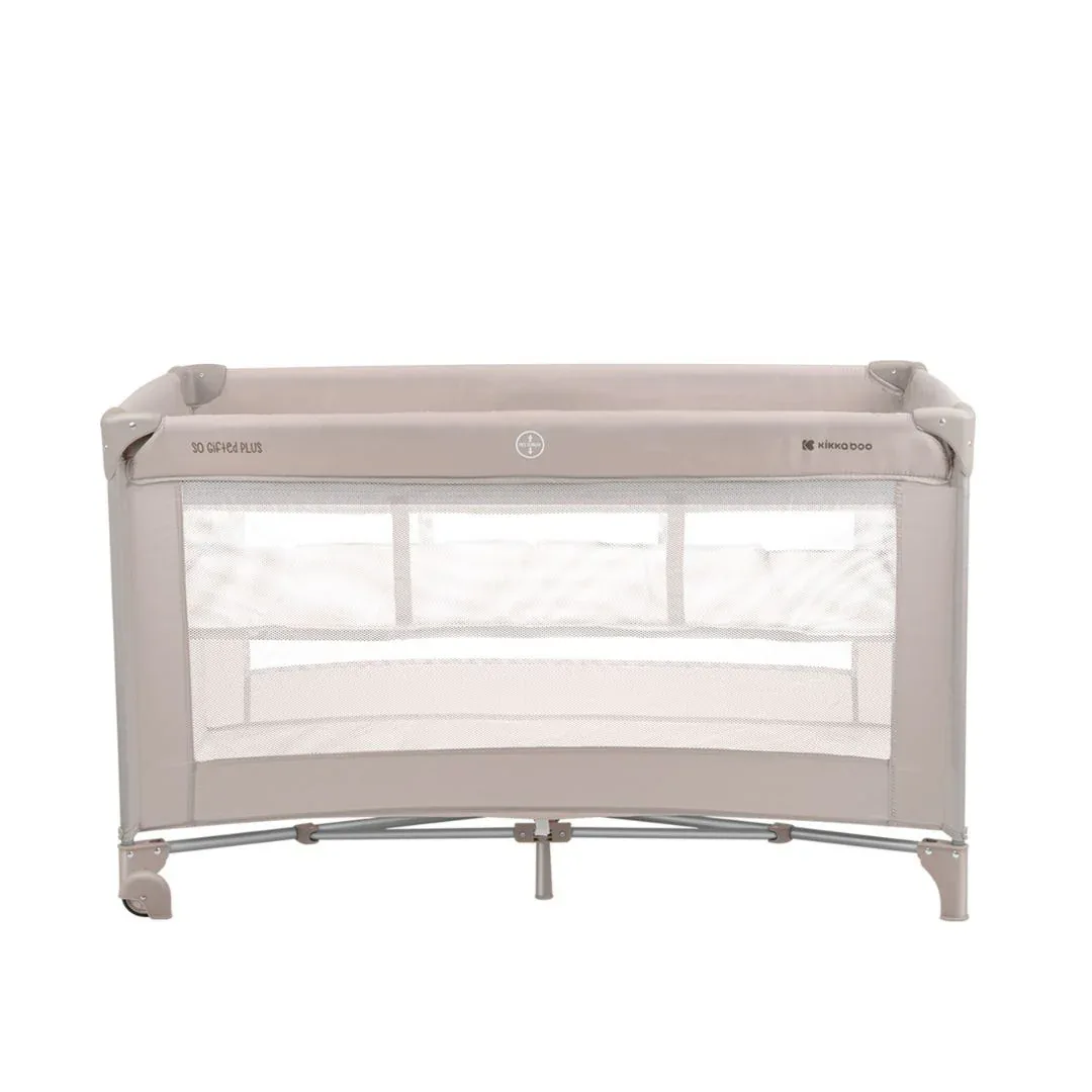 KikkaBoo® Baby cot 2 levels 125x65 So Gifted PLUS Beige - Image 14