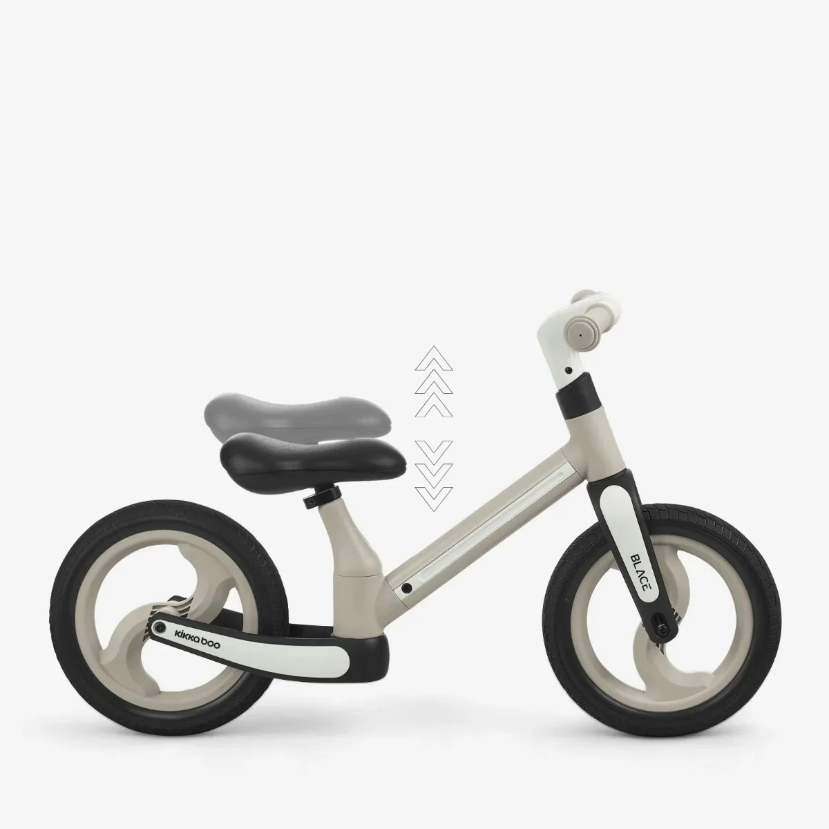 KikkaBoo® Balance bike Blace Beige - Image 3