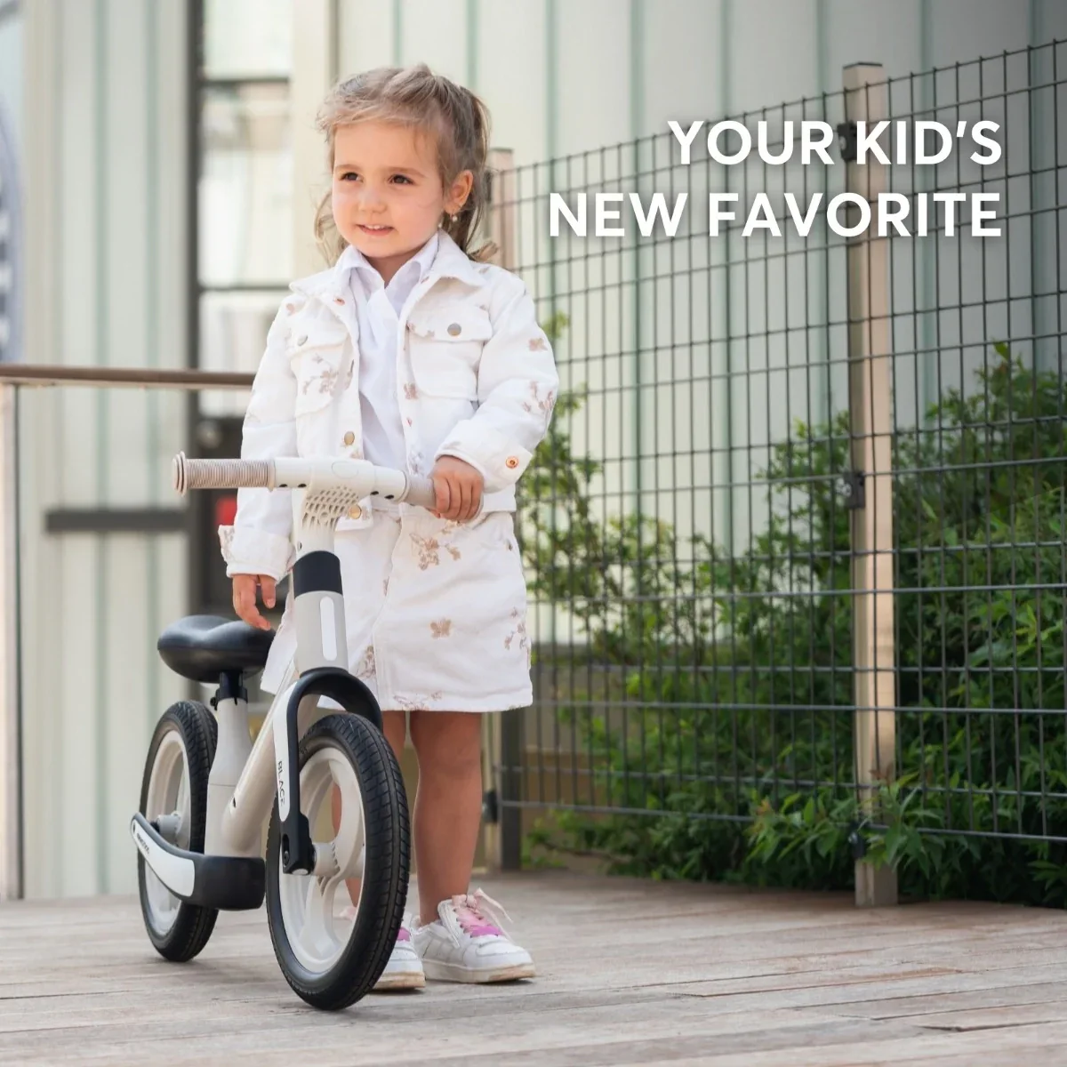 KikkaBoo® Balance bike Blace Grey - Image 10