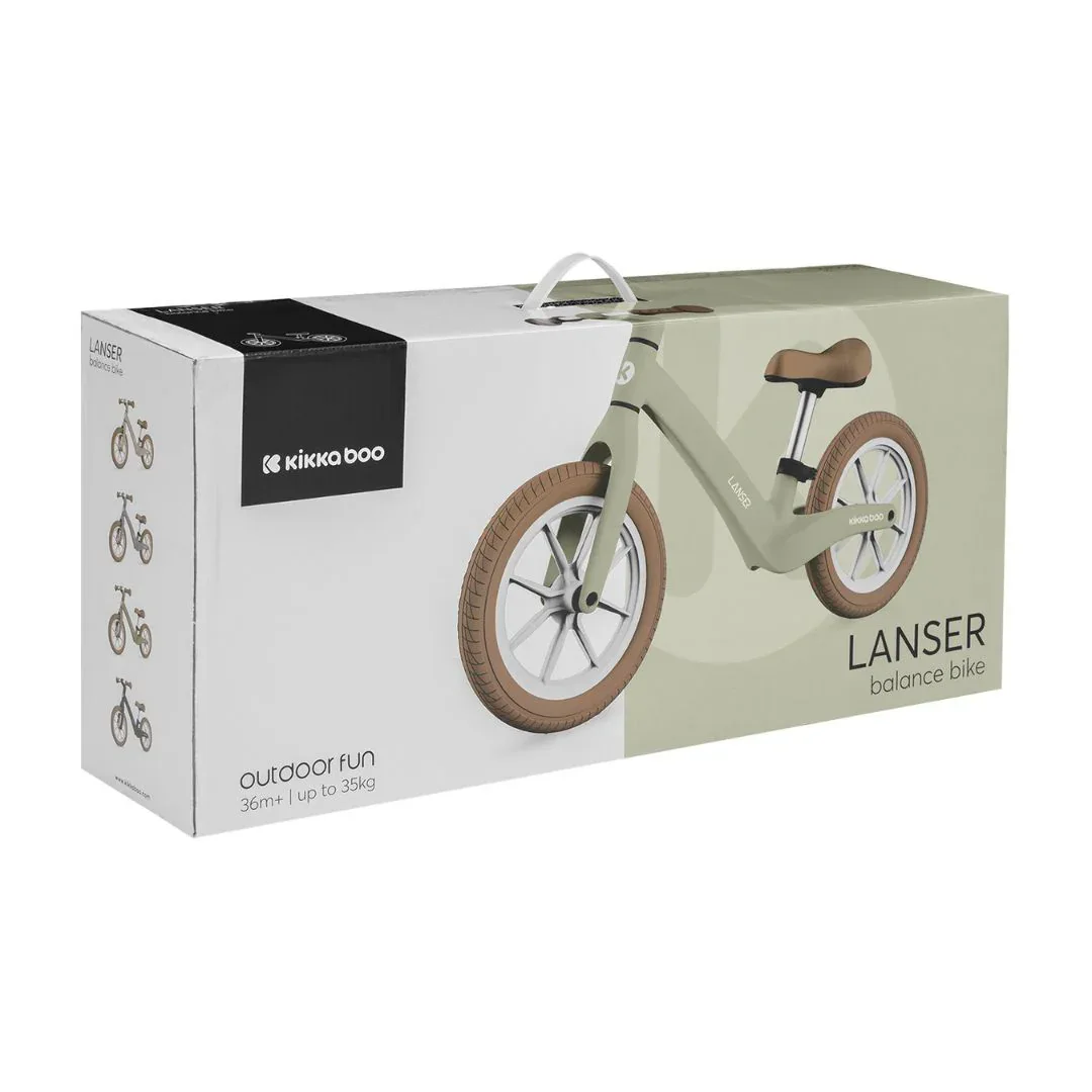 KikkaBoo® Balance bike Lanser Army Green - Image 2