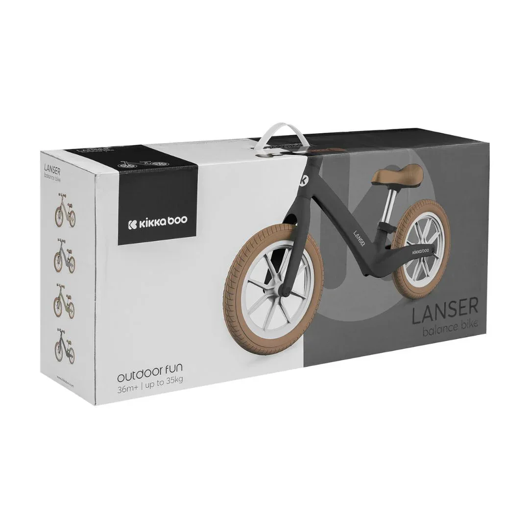 KikkaBoo® Balance bike Lanser Black - Image 2