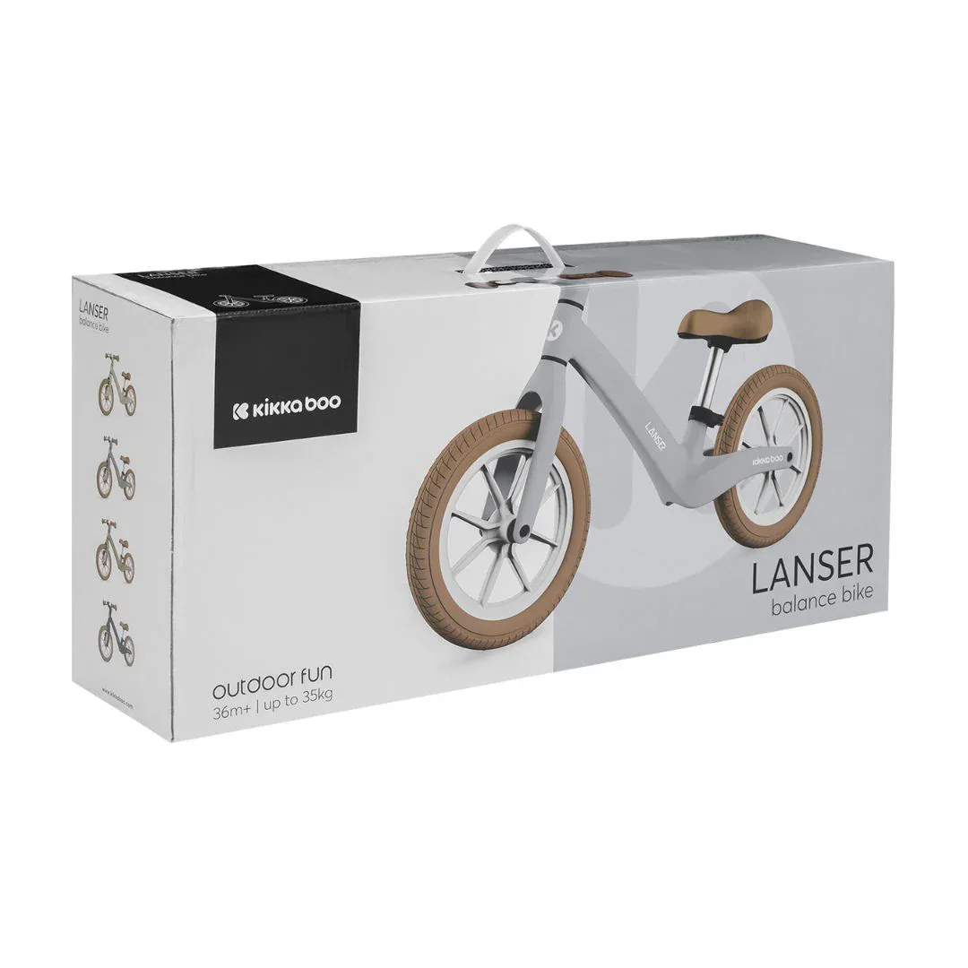 KikkaBoo® Balance bike Lanser Grey - Image 2