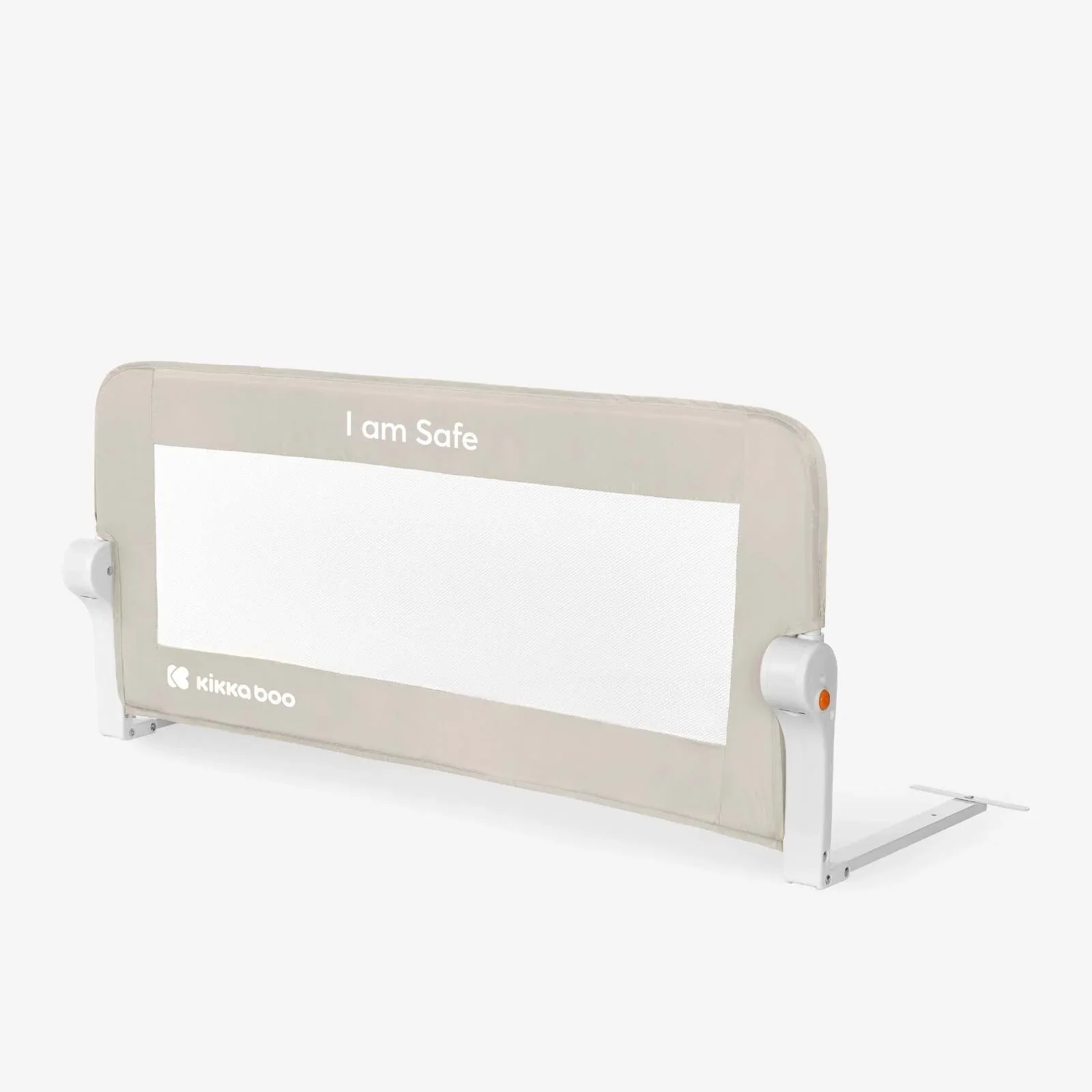 KikkaBoo® Bed rail I am Safe 102cm Beige
