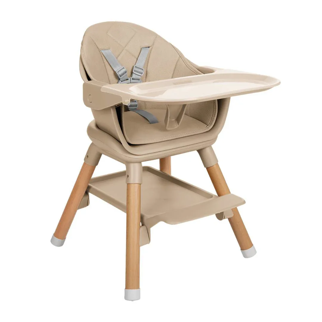 KikkaBoo® Highchair 2in1 Woody Beige - Image 12
