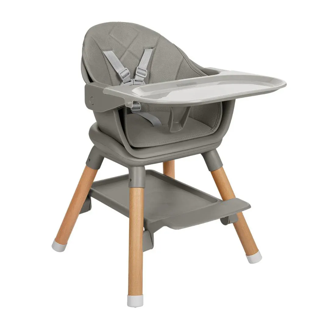 KikkaBoo® Highchair 2in1 Woody Grey - Image 11