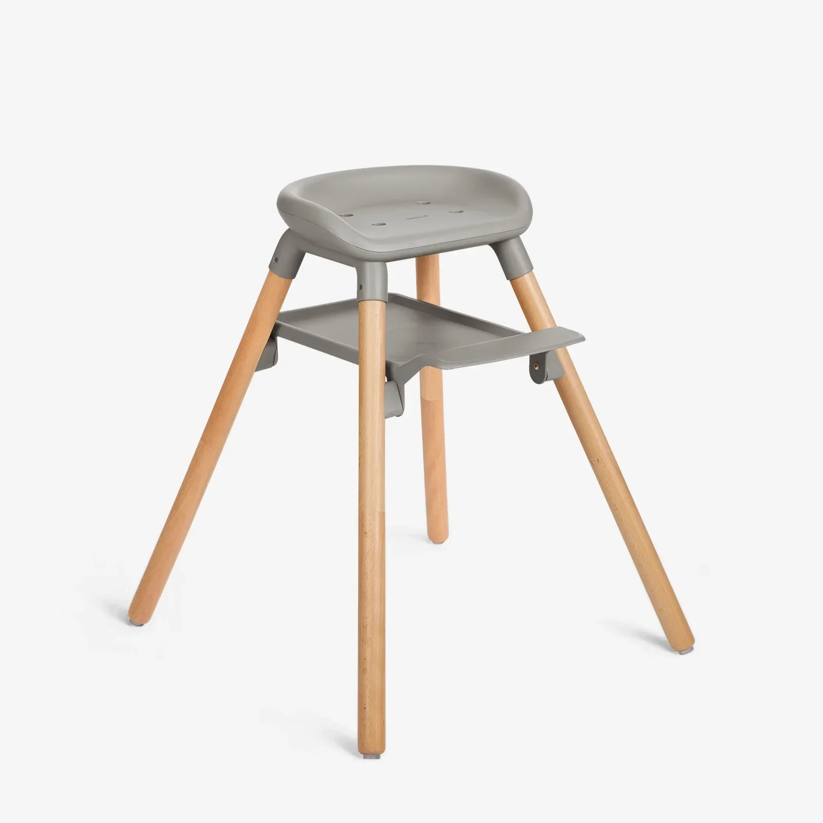 KikkaBoo® Highchair 2in1 Woody Grey - Image 3