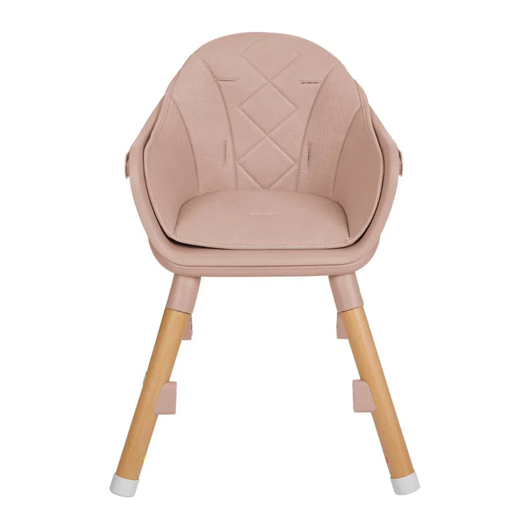 KikkaBoo® Highchair 2in1 Woody Pink - Image 11