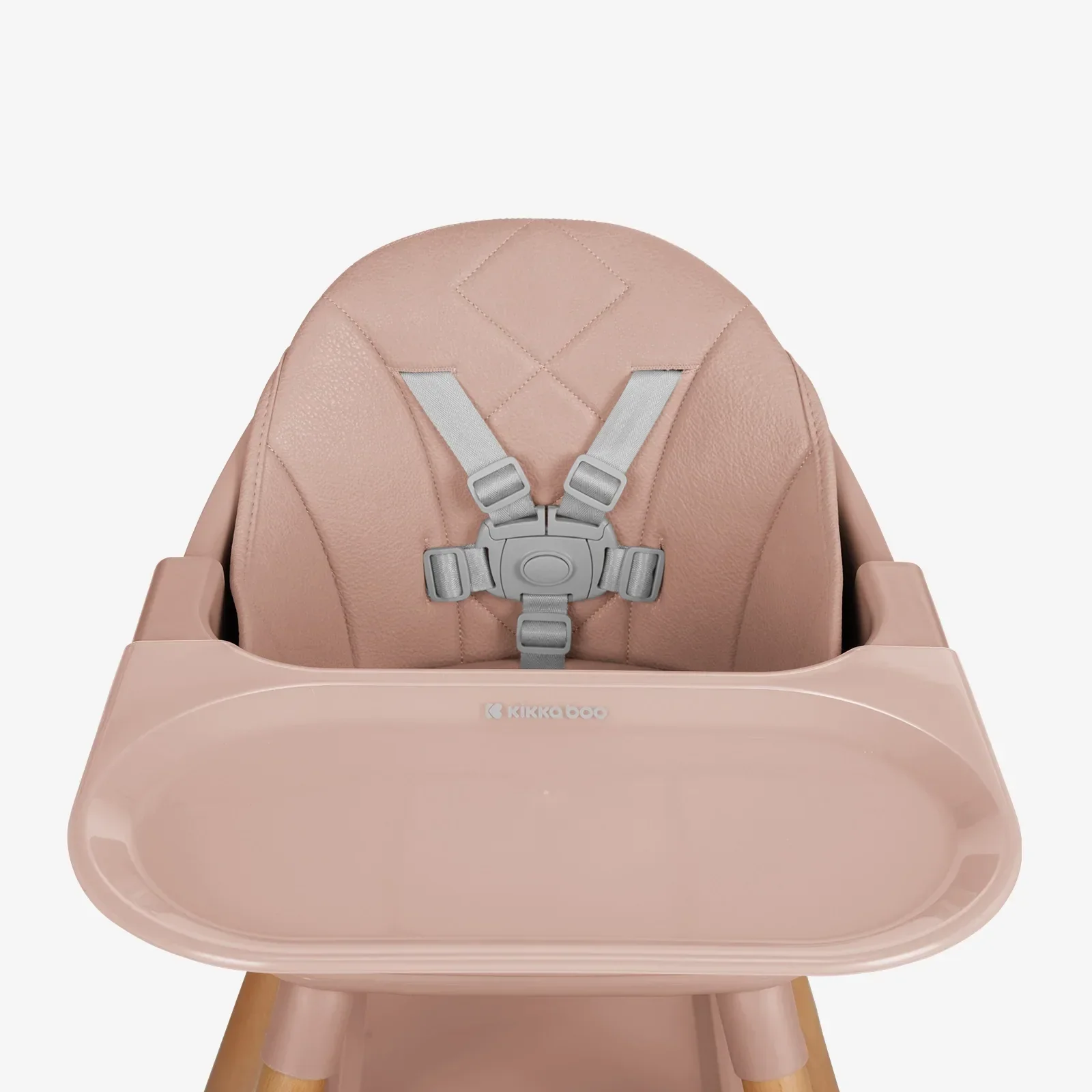 KikkaBoo® Highchair 2in1 Woody Pink - Image 9