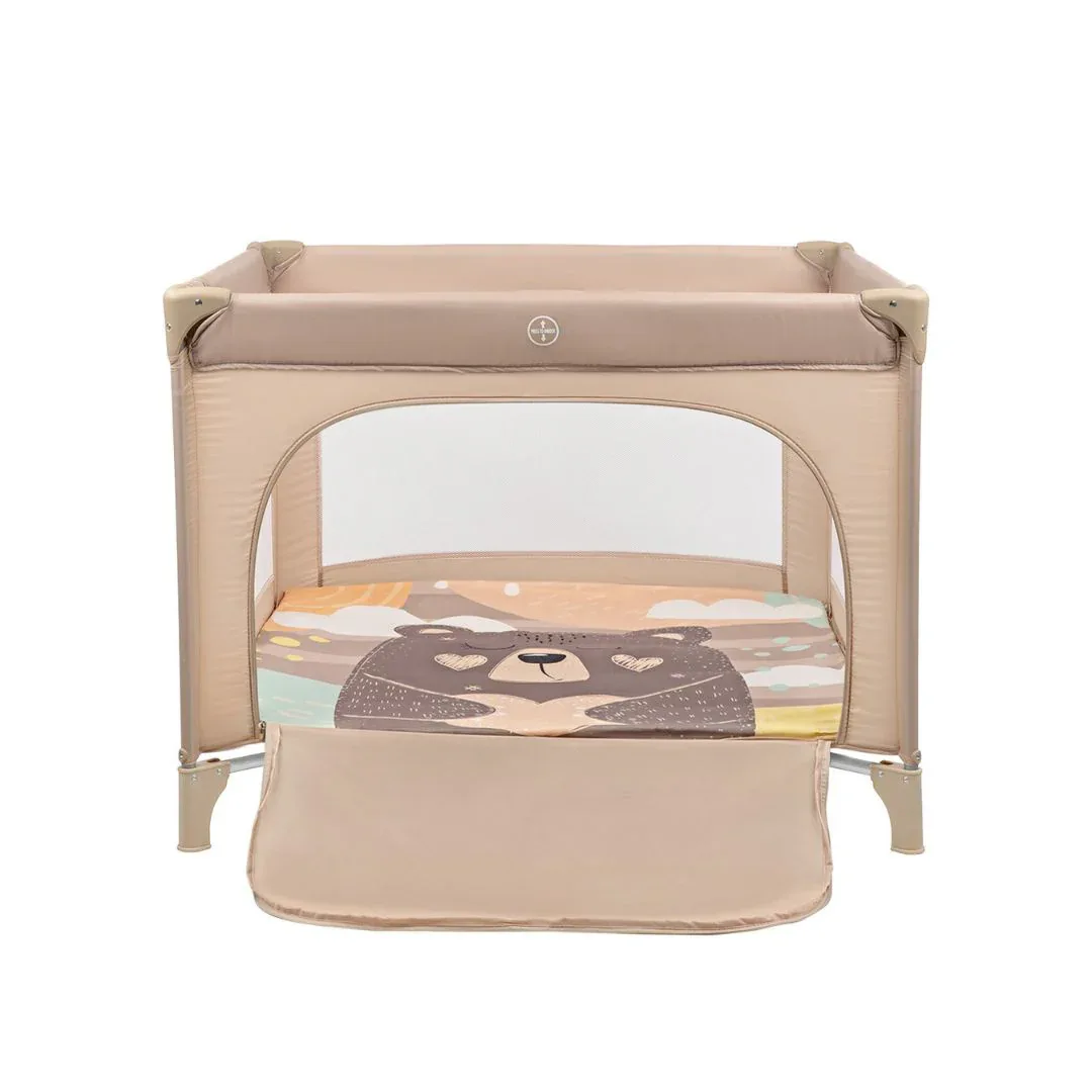 KikkaBoo® Playpen Enjoy 97x97 Beige Bear - Image 2