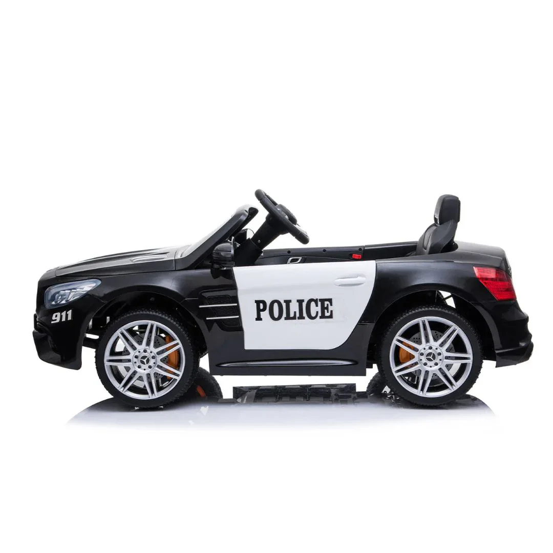 KikkaBoo® Rechargeable Car Licensed Mercedes Benz SL500 Police Black - Image 2