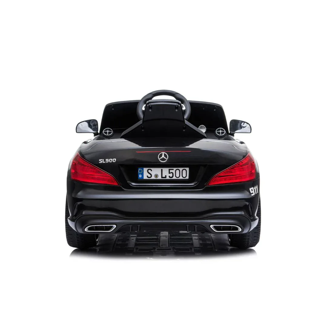 KikkaBoo® Rechargeable Car Licensed Mercedes Benz SL500 Police Black - Image 6