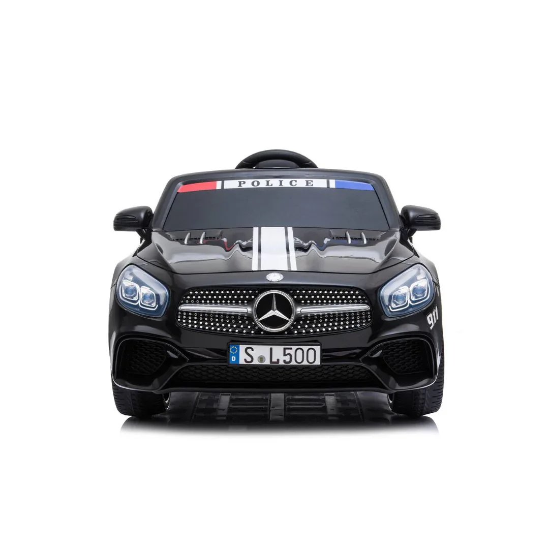 KikkaBoo® Rechargeable Car Licensed Mercedes Benz SL500 Police Black - Image 7