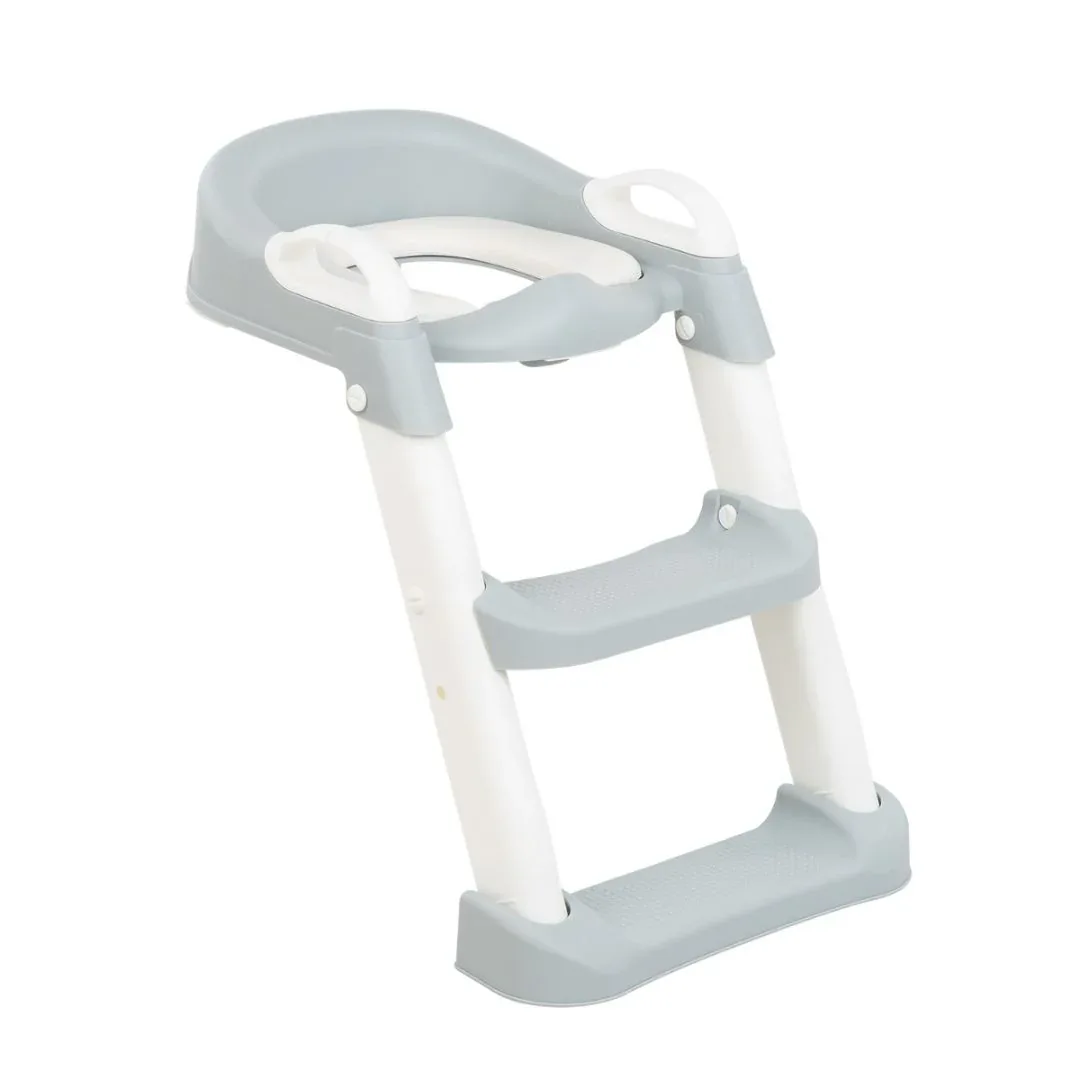 KikkaBoo® Toilet seat with ladder Lea Grey - Image 9