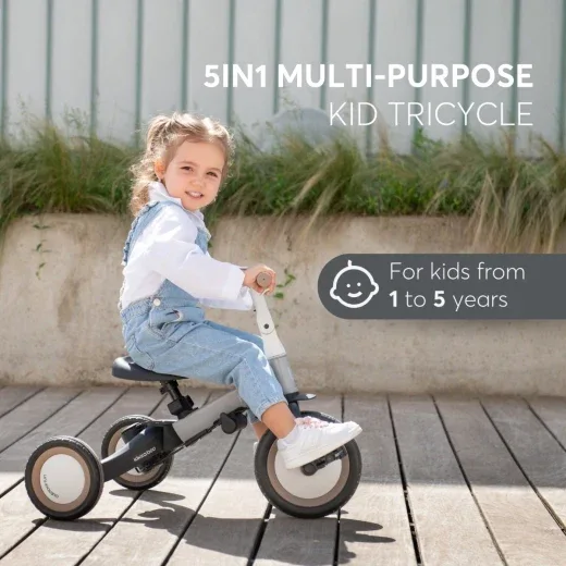 KikkaBoo® Tricycle 5in1 Flip Black - Image 19