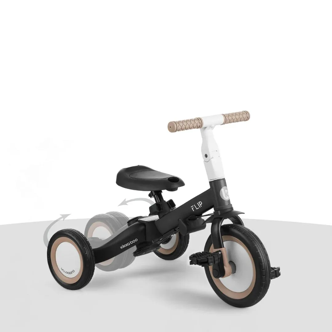 KikkaBoo® Tricycle 5in1 Flip Black - Image 5
