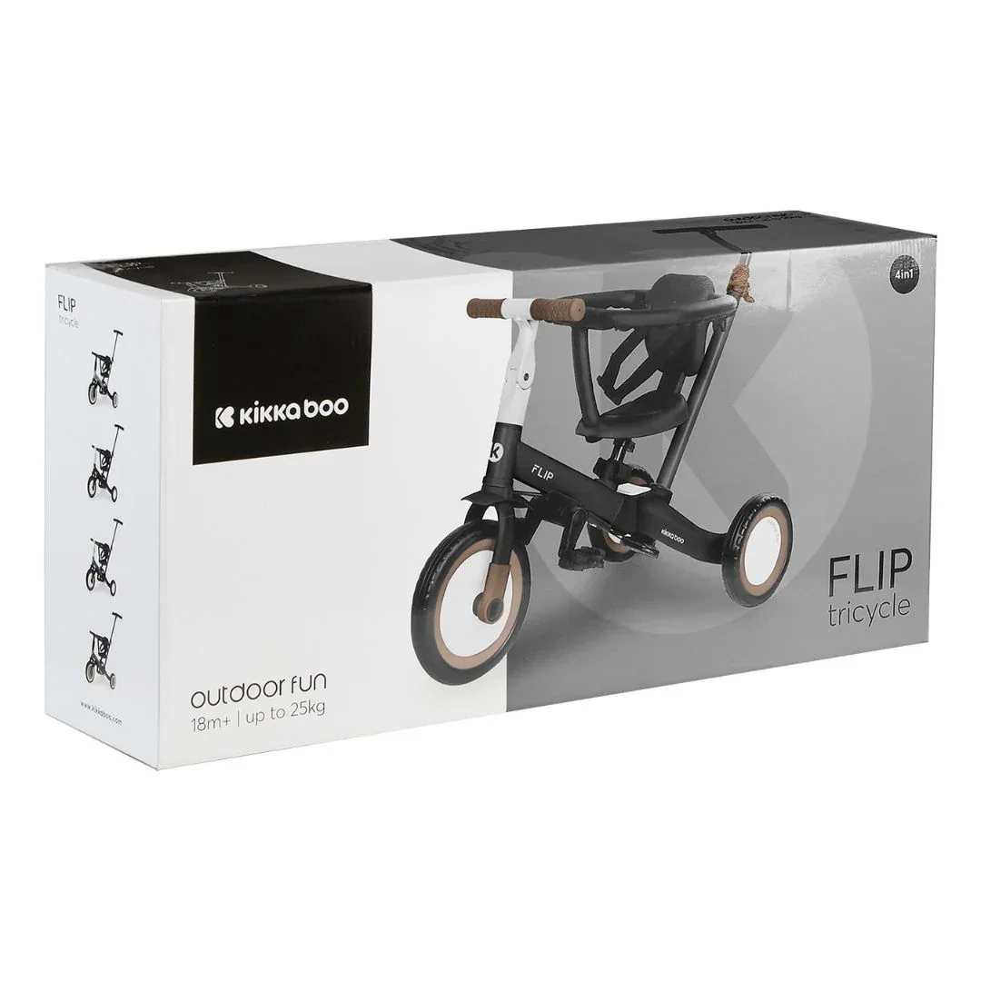 KikkaBoo® Tricycle 5in1 Flip Black - Image 9