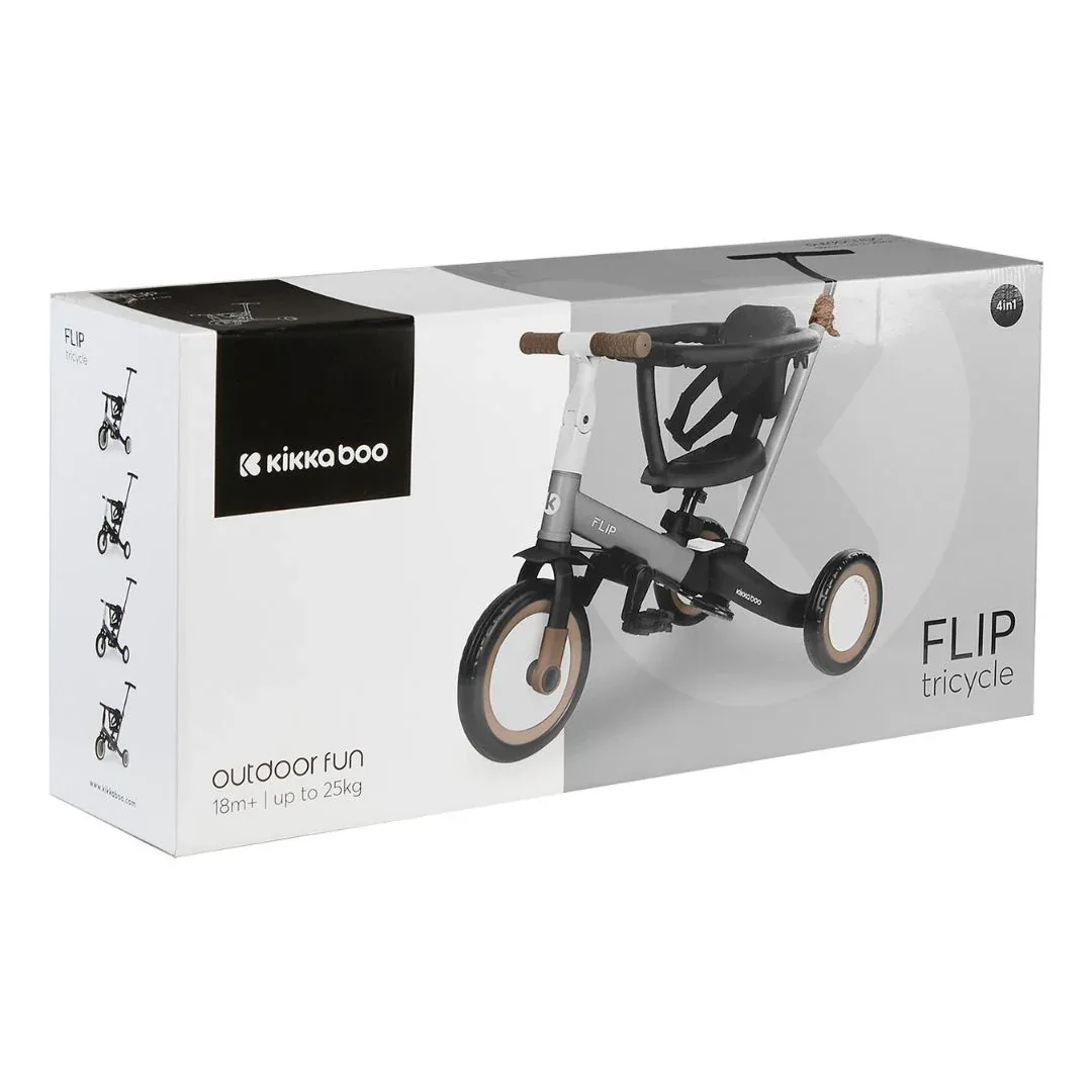 KikkaBoo® Tricycle 5in1 Flip Grey - Image 7