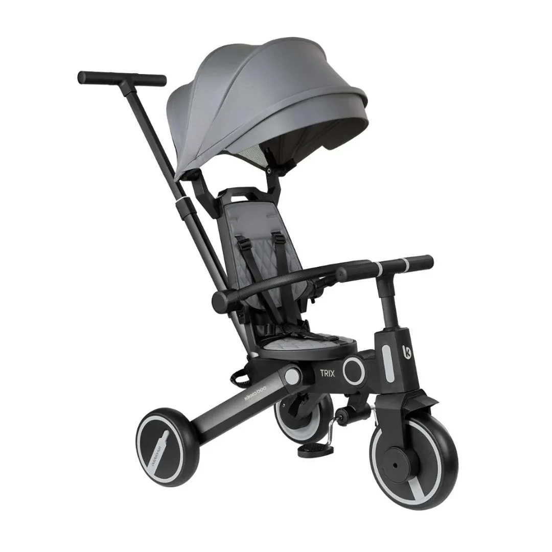 KikkaBoo® Tricycle 7in1 Trix Grey - Image 7