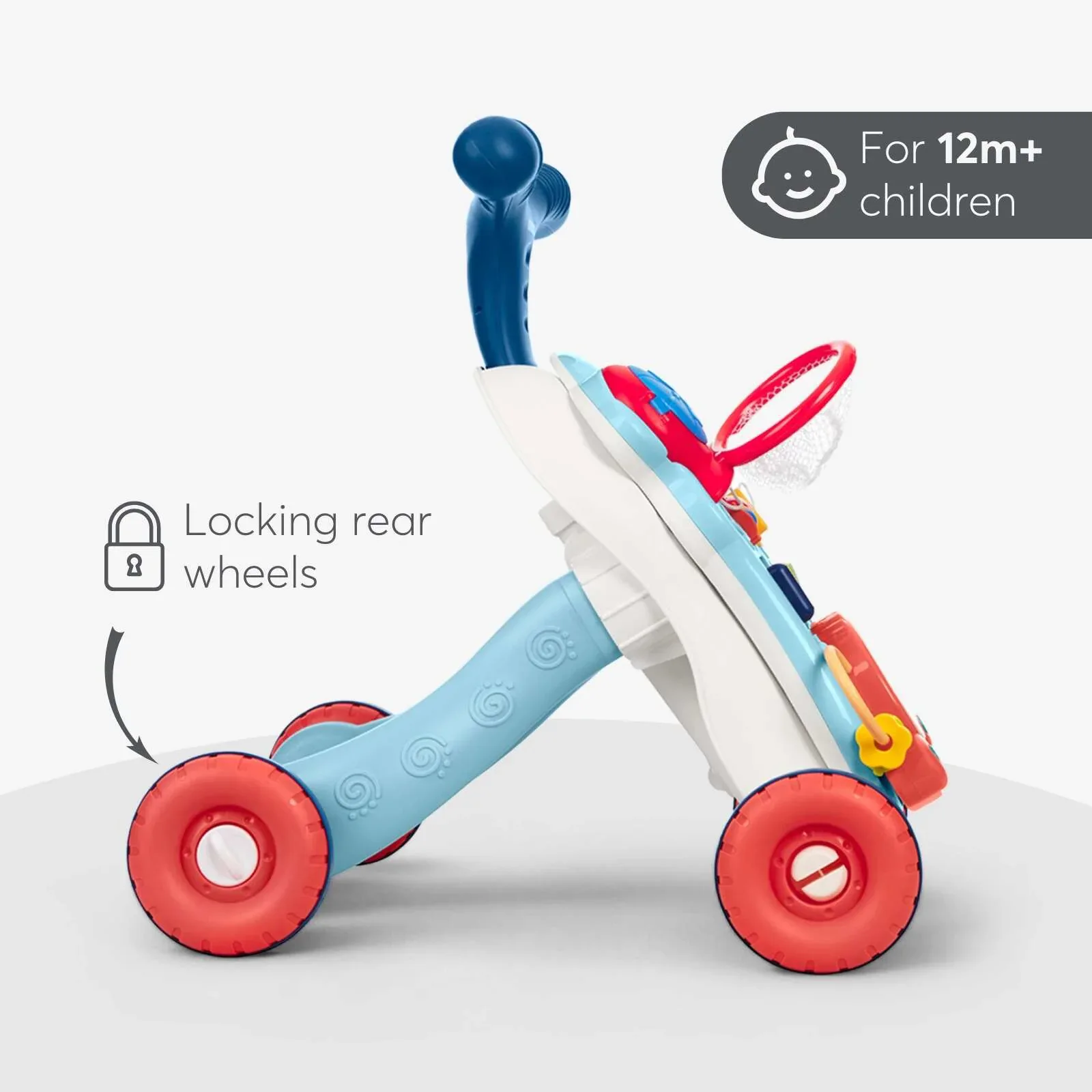 KikkaBoo® Walker 3in1 Play & Grow Blue - Image 6