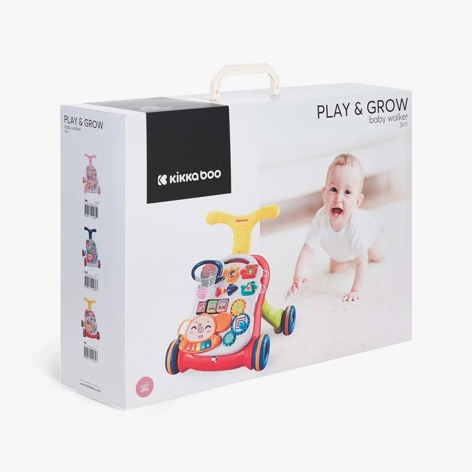 KikkaBoo® Walker 3in1 Play & Grow Pink - Image 9