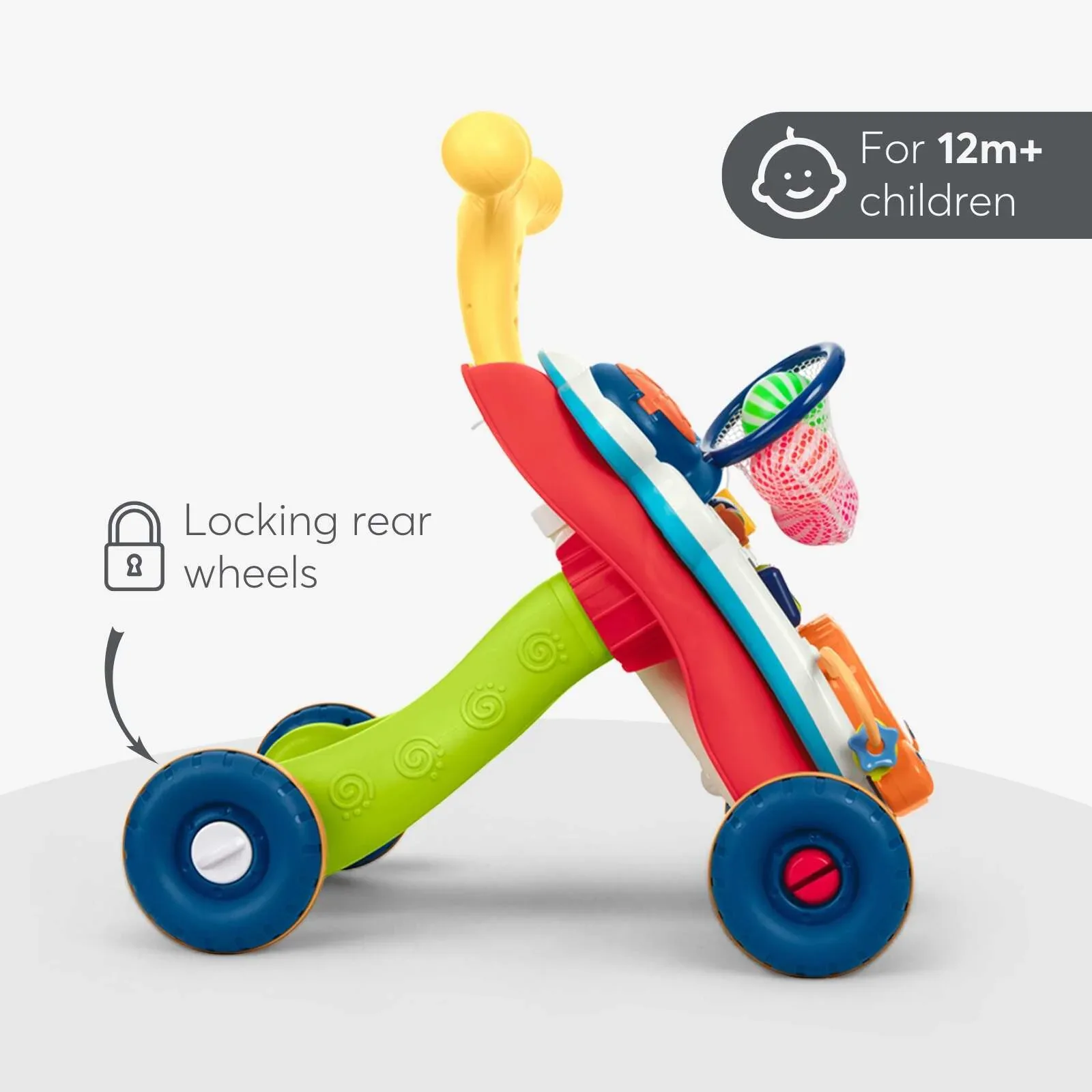 KikkaBoo® Walker 3in1 Play & Grow Red - Image 7