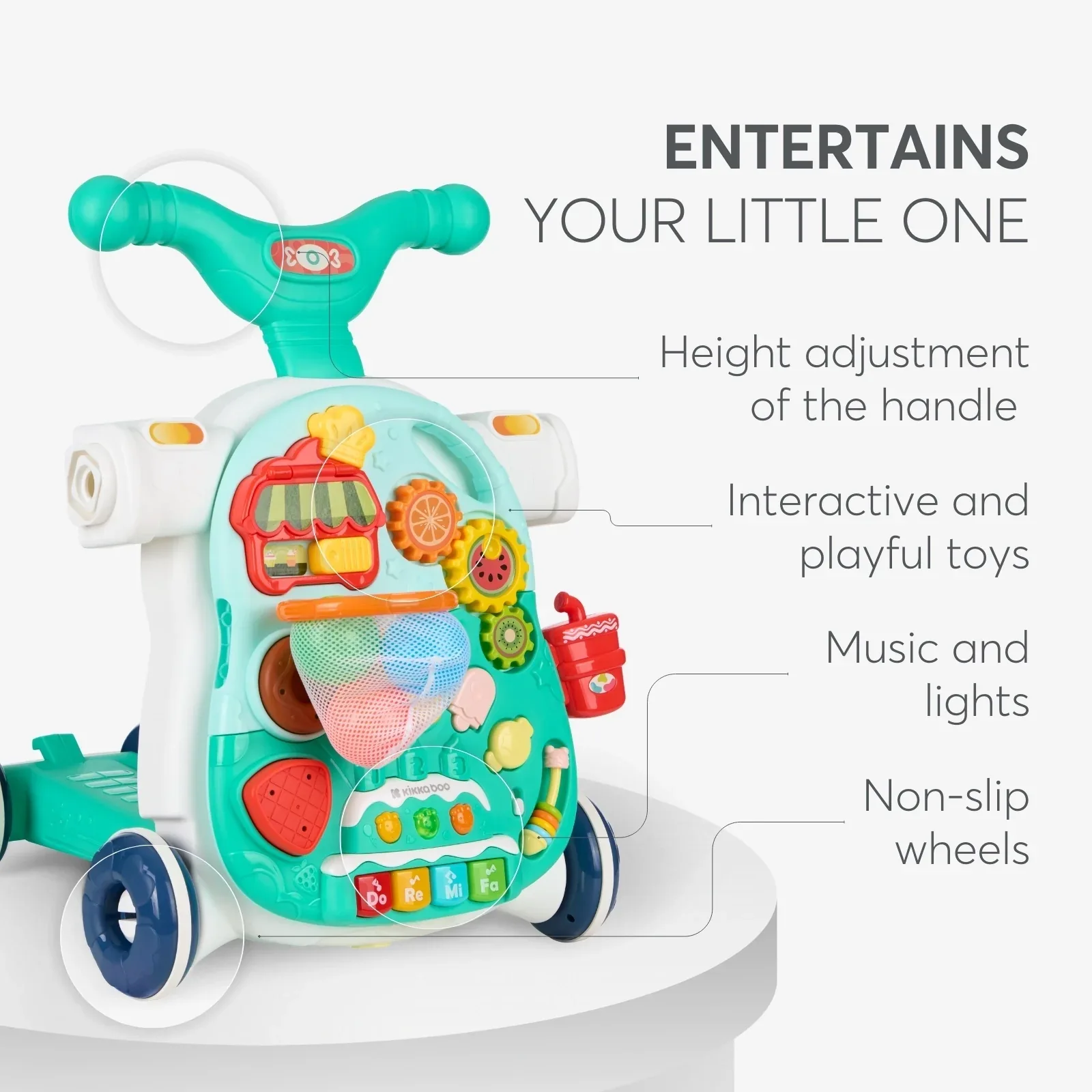 KikkaBoo® Walker 4in1 Sweet Escape Mint - Image 4