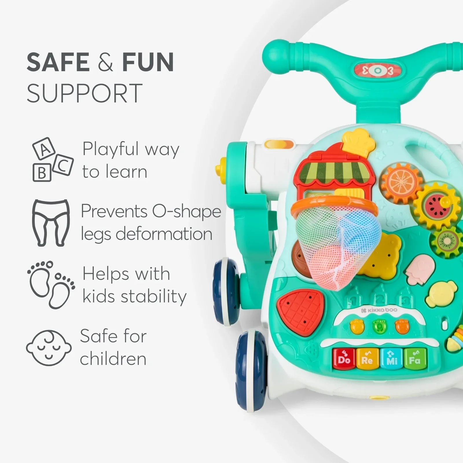 KikkaBoo® Walker 4in1 Sweet Escape Mint - Image 5