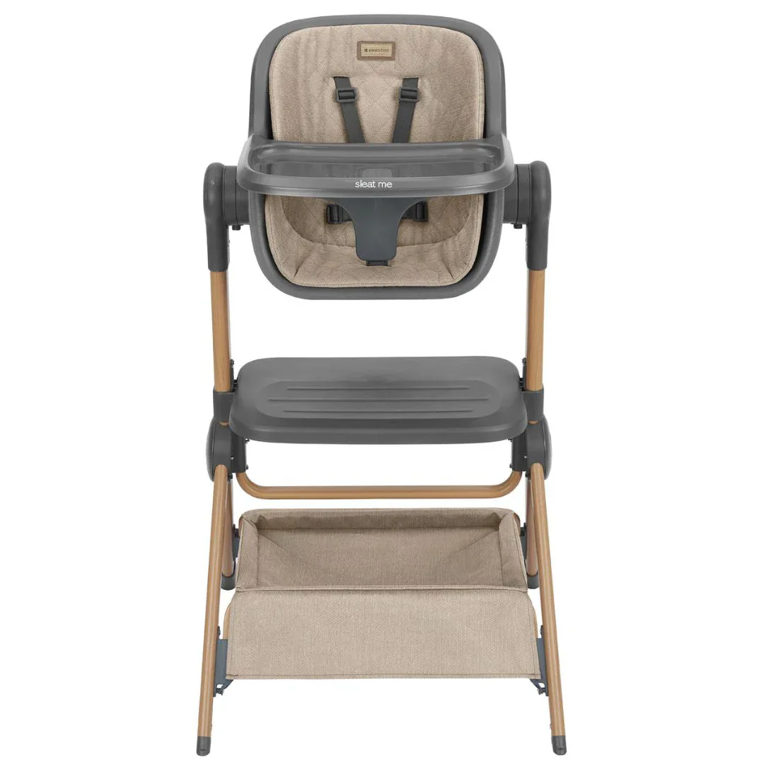 KikkaBoo® 2in1 Bedside Crib and Highchair Sleat Me Beige - Image 13