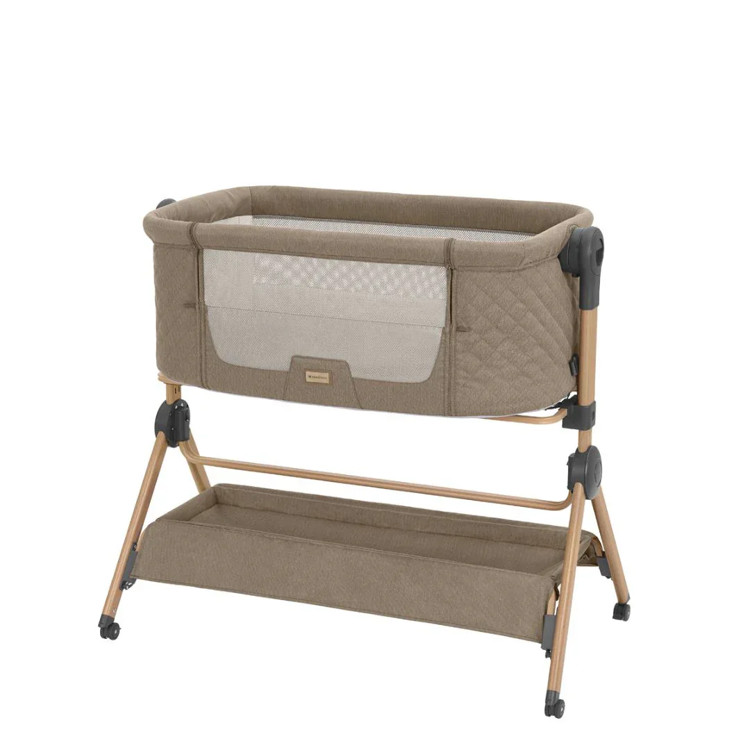 KikkaBoo® 2in1 Bedside Crib and Highchair Sleat Me Beige - Image 3