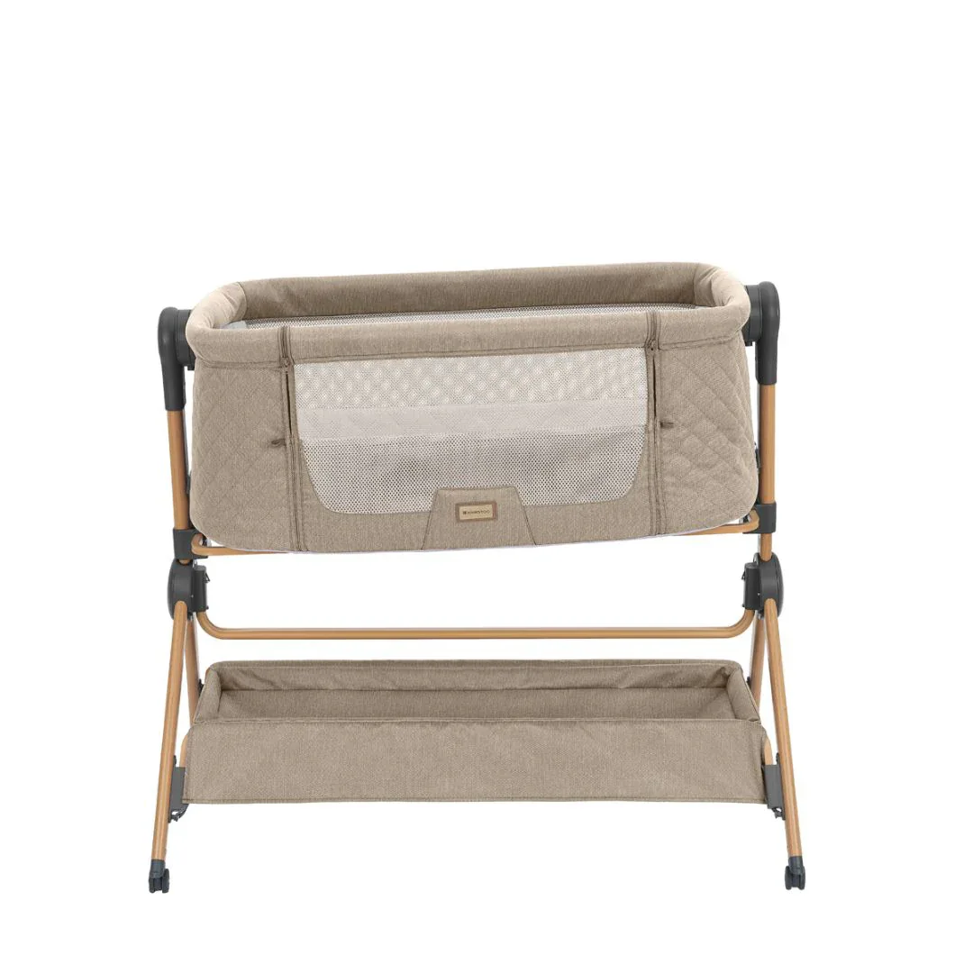 KikkaBoo® 2in1 Bedside Crib and Highchair Sleat Me Beige - Image 5