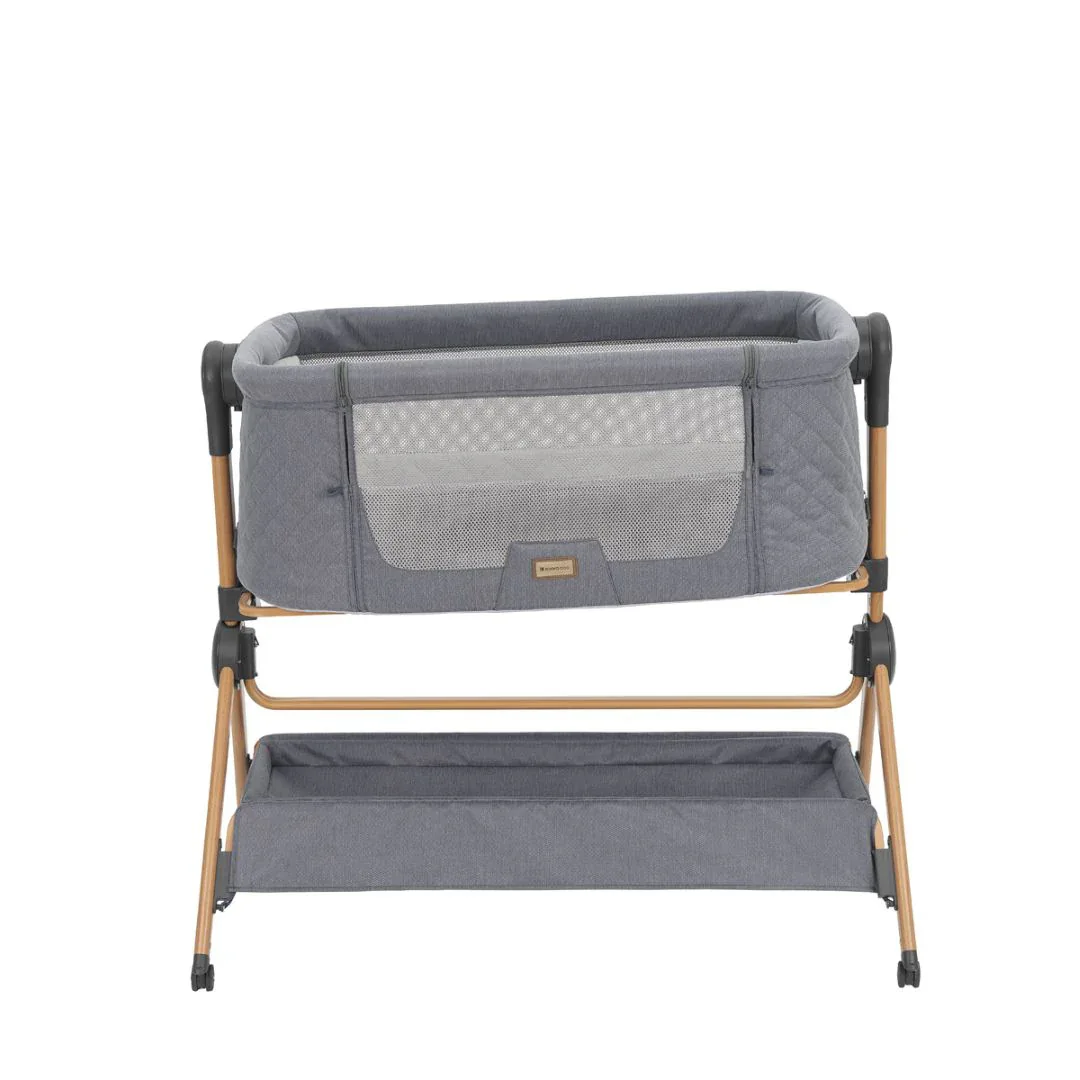 KikkaBoo® 2in1 Bedside Crib and Highchair Sleat Me Grey - Image 5